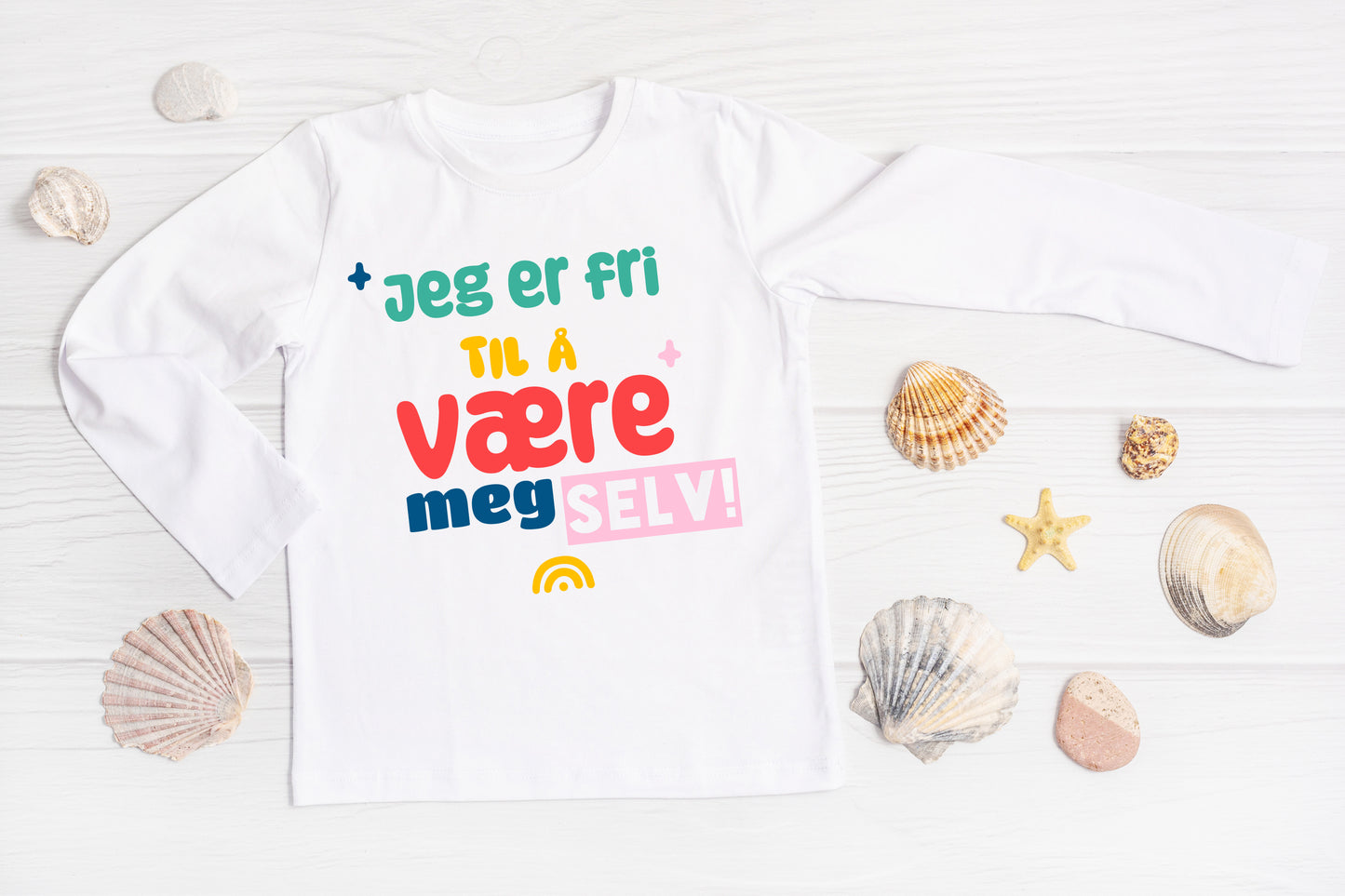 Jeg er fri til å være meg selv t-shirt
