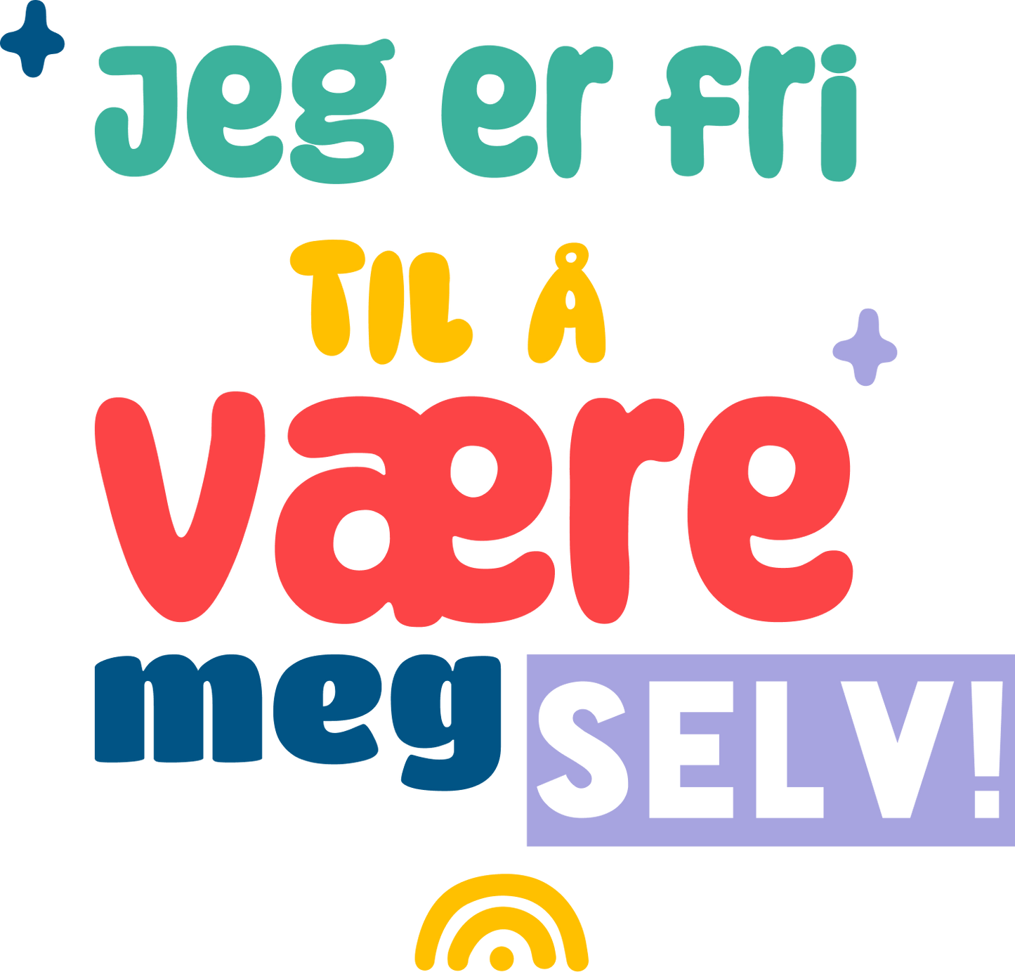 Pre-Order Jeg er fri til å være meg selv sweater